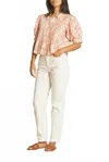 Trovata Jess Blouse In Pink Currant In Multi