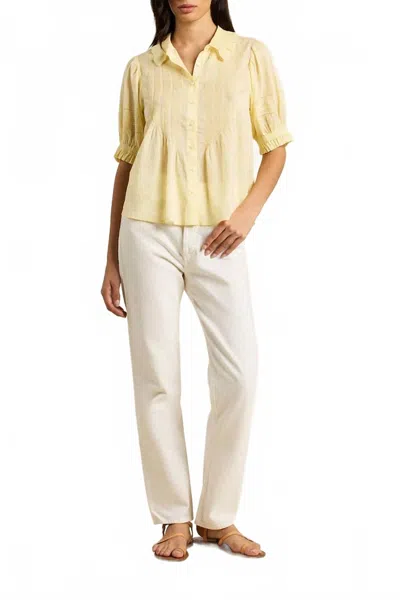 Trovata Jess Short Sleeve Blouse In Soleil In Multi