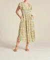 Trovata Kendall Dress In Alegria Bloom In Multi