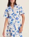Trovata Lena Blouse In Blue Iris