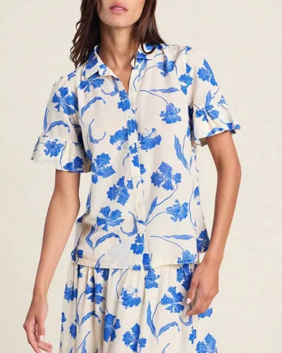 Trovata Lena Blouse In Blue Iris