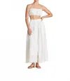 Trovata Lisette Maxi Skirt In Broderie Anglaise In White