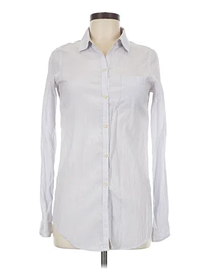 Pre-owned Trovata Long Sleeve Button Down Shirt In Purple