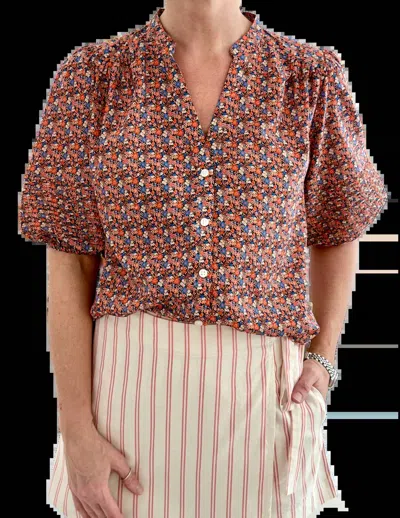 Trovata Loren Blouse In Mare Ditsy In Multi