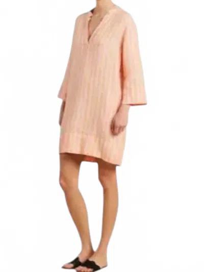 Trovata Lucca Shift Dress In Creamsicle Stripe In Multi