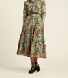 Trovata Makena Skirt In Tranquil Mist In Multi