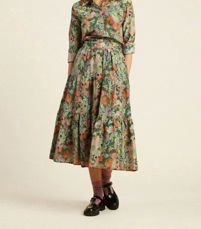 Trovata Makena Skirt In Tranquil Mist In Multi