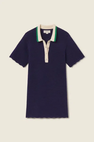 Trovata Marissa Dress In Navy In Blue