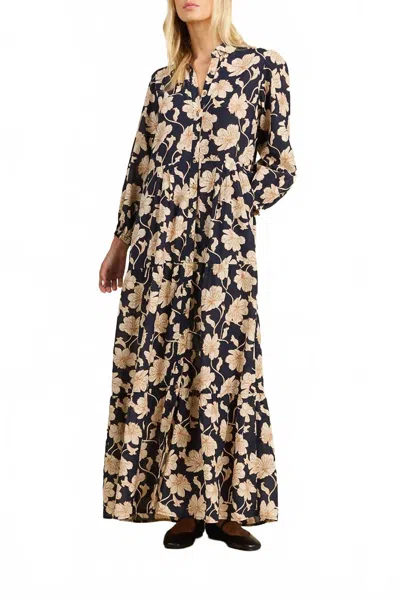 Trovata Martina Maxi Dress In Viola Nocturne In Multi