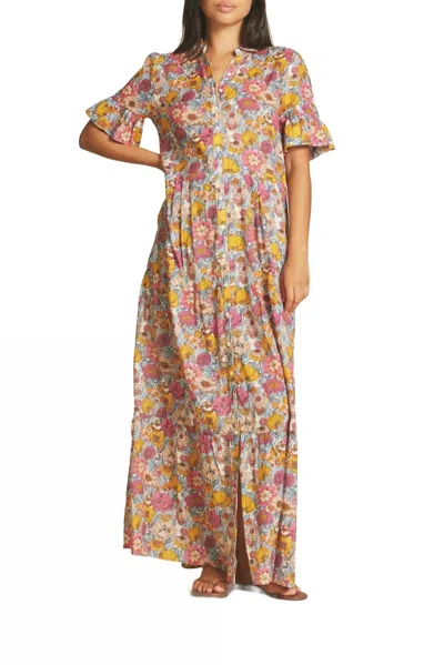 Trovata Martine Dress In Dawn Fleurettes In Multi