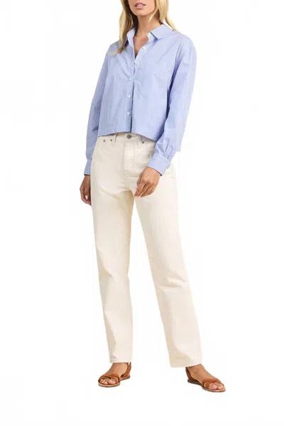 Trovata Nessa Shirt In Blue And White Stripe