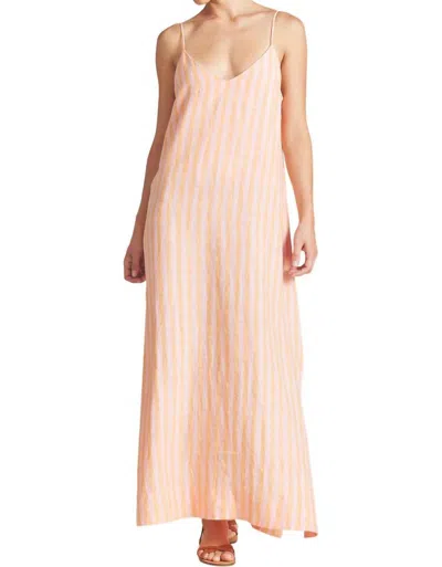 Trovata Reva Dress In Creamsicle Stripe In Multi