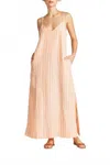 Trovata Reva Maxi Dress In Creamsicle Stripe In Multi