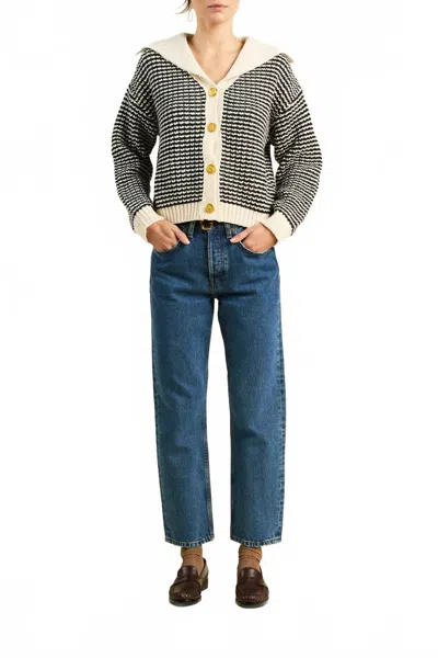 Trovata Savannah Cardigan In Black & White