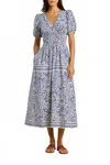 Trovata Sonia Dress In Blue In Blue