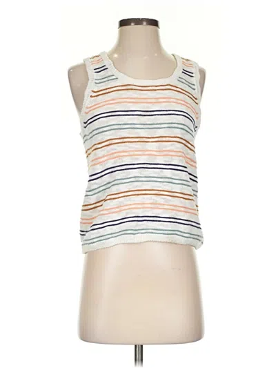 Pre-owned Trovata Sweater Vest In White