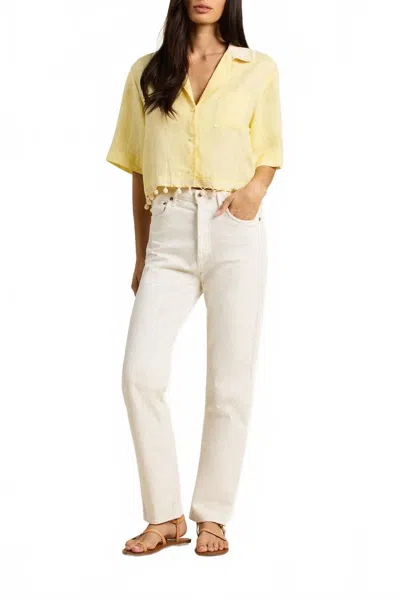 Trovata Thia Shirt In Soleil Linen In Multi
