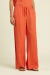 Trovata Vera Pant In Dried Apricot In Orange