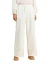 Trovata Vera Pant In Handkerchief Eyelet In White