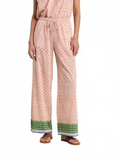 Trovata Vera Printed Pants In Santorini Border In Multi