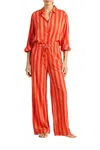 Trovata Vera Stripe Pant In Tonal Stripe In Multi