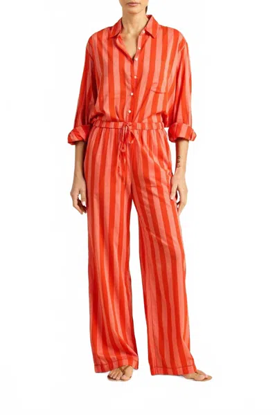 Trovata Vera Stripe Pant In Tonal Stripe In Multi