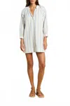 Trovata Angeline Mini Dress In Cerulean Stripe In Blue