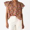 Trovata Women's Clover Blouse In Amaro Stems In Multi