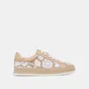 Trove Azalia Sneakers Natural Multi Floral Sequin - Re:vita In Brown