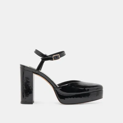 Trove Claud Heels Midnight Patent Leather - Re:vita