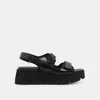 Trove Dubai Sandals Midnight Crinkle Patent - Re:vita