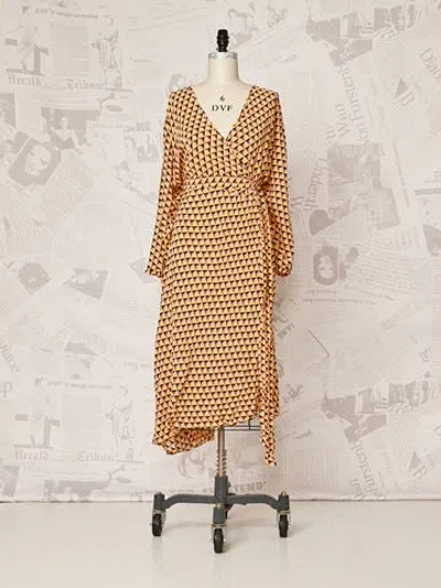 Trove Geometric Eloise Dress -  Vintage In Yellow