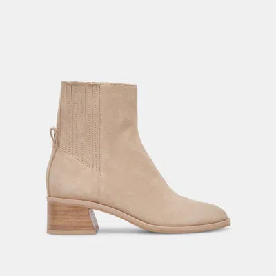 Trove Linny H2o Wide Boots Dune Suede - Re:vita In Brown