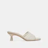 Trove Meeza Pearl Heels Ivory Mesh - Re:vita In Neutral