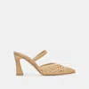 Trove Nassau Heels Natural Raffia - Re:vita