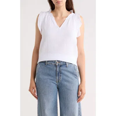 Trove New York Cotton Gauze Tank In White