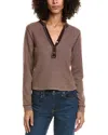 Trove New York Rose Shirt In Brown