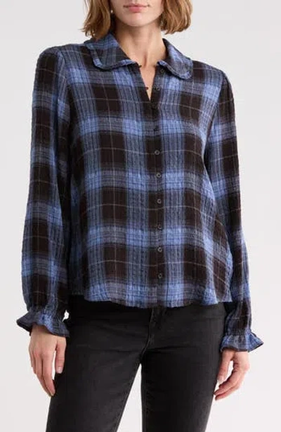 Trove New York Rounded Collar Shirt In Day Blue