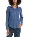 Trove New York West Button Shirt In Blue