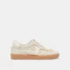 Trove Notice Lace Sneakers Ivory Suede - Re:vita In Neutral