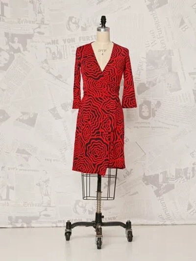 Trove Red Julian Wrap Dress -  Vintage
