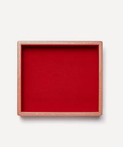 Trove Small Jewellery Tray In Red