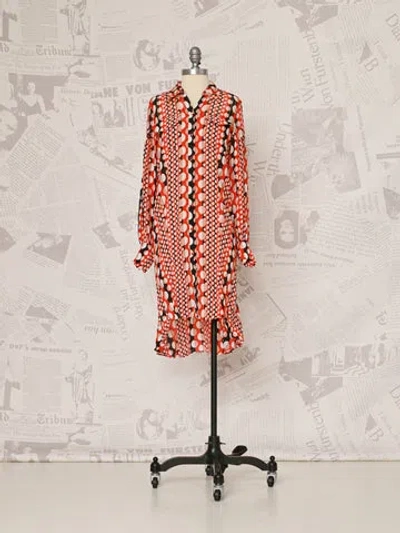 Trove Tyra Shirt Dress-  Vintage In Orange