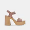 Trove Wallis Heels Cafe Leather - Re:vita