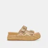 Trove Wixie Sandals Gold Multi Beads - Re:vita In Multi