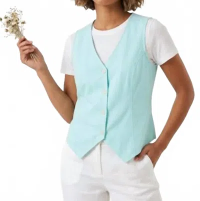 Trove Women's Nessa Vest Top In Light Green In Blue
