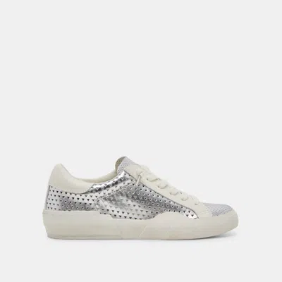Trove Zina Perf 360 Sneakers Silver Leather - Re:vita