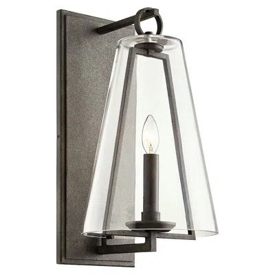 Troy Adamson 19" High French Iron Outdoor Wall Light