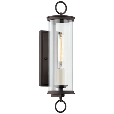 Troy Aiden 19 1/2" High Bronze Outdoor Wall Light In Black
