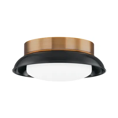 Troy Arnie 28.5in 2 Light Flush Mount In Brown